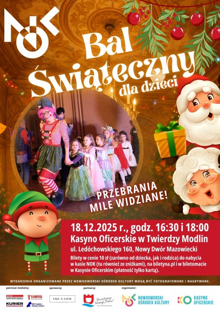 BAL ŚWIĄTECZNY dla dzieci w Kasynie Oficerskim